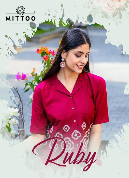 Ruby By Mittoo Cotton Slub Thread Work Co Ord Set Wholesale Price In Surat
